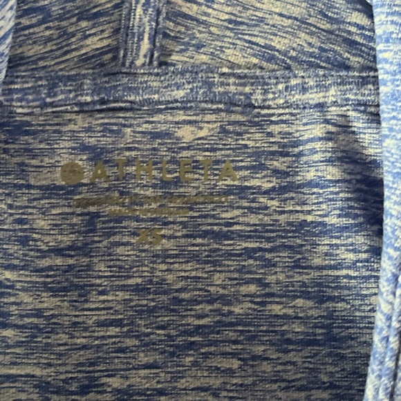 Athleta Uptempo Blue Hoodie Sweatshirt, women’s XS - Picture 4 of 5